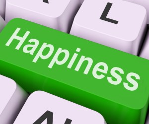Happiness Key On Keyboard Meaning Pleasure Delight Or Joy